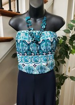 Espresso Womens Multicolor Polyester Sleeveless Off The Shoulder Jumpsui... - $28.00