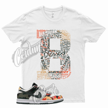 WHT BLESSED T Shirt for N Dunk Low Sail Multi Camo Vintage Green Total Orange - £20.44 GBP+