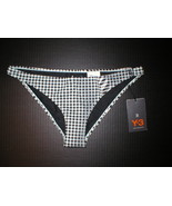 NWT Y-3 Yohji Yamamoto Womens Large Bikini Bottom Black Chec - £40.20 GBP