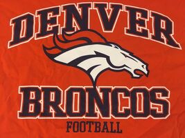 NFL NWT 2025  Denver Broncos SHIRT Official LOGO MENS EXTRA LARGE HOLO T... - €17,71 EUR