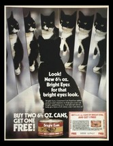 1983 Bright Eyes Gourmet Cat Food Circular Coupon Advertisement - £15.22 GBP