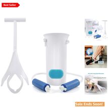 White Flexible Sock Aid Kit for Seniors and Mobility Support Easy On and... - $36.58