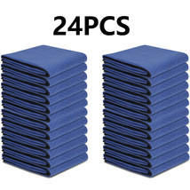 24 Moving Blankets 80&quot;X72&quot; Protective Shipping Packing Furniture Pads Blue - £145.26 GBP