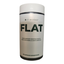 It Works! FLAT for Digestive Health Support (60 Capsules) - New - Exp. 1... - $1,010.67 MXN