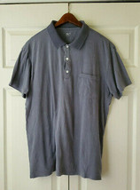 GAP Men&#39;s Size XL Blue Short Sleeve Button Upper Polo Shirt - £11.66 GBP