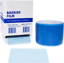 Adhesive Barrier Film 4x6 - Pack of 14400 Blue Disposable Tapes Protective Wrap - £211.73 GBP