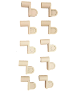 7/16&quot; Sunscreen Clips White  PACK OF 10 Window Screen Metal Diecast Die ... - $9.92