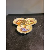 Vintage Divided Relish Tray Ceramic, Enesco Hand Painted Japan - £18.92 GBP