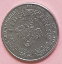 Circus Circus Casino Las Vegas, NV 1989 One Dollar Gaming Token, Vintage - $5.95