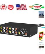 Compact 4-Way RCA Audio Video Splitter - Perfect for Home Theater Systems - $627.56 MXN