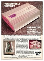 Pyramid Super Pro Amps &amp; Woofers Car Audio Vintage 1991 Full-Page Magazine Ad - £7.73 GBP