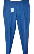 Ermenegildo Zegna Men&#39;s  Seersucker Blue Striped  Pants Size US 40 EU 56 - £204.66 GBP