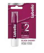 Labello Lips2Kiss BLACK CHERRY lip balm/ chapstick Made in Germany FREE ... - £15.79 GBP