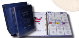 Album Stamp Mounts for Coins From A Quarter Of Dollar Commemorative Years USA - £5.73 GBP+