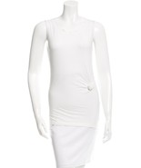 Helmut Lang Vintage Archival White Knot Detail Tank Top 38 XS - $1,657.08 MXN