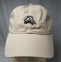 Crocs Brand Tan Baseball Hat Cap One Size Fits Most Cap Black Alligator Logo - £10.61 GBP