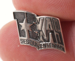 retired James Avery sterling Texas Sesquicentennial Lapel pin/tie tac - £160.98 GBP