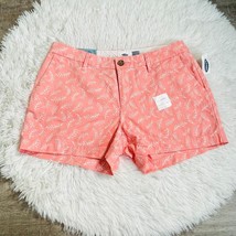 Old Navy Pink Peach What A Dahlia Casual Cotton Shorts NWT - £18.09 GBP