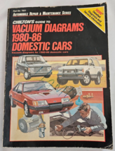 Chiltons Guide To Vacuum Diagrams 1980-86 Domestic Cars Part No. 7821 - $6.98