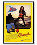 Charvel Guitars Alex Masi 80s Print Ad Vintage 1989 Magazine Advertisement - $7.76