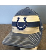 NFL Colts Reebok On Field Fitted S/M Hat Horse Shoe Logo Indianapolis Bl... - £11.69 GBP