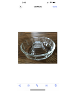 Vintage McKee Glasbake Little Princess Jello Mold Glass Ring - £10.20 GBP