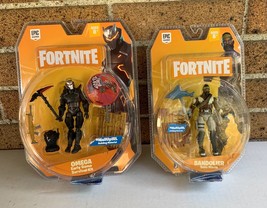 Lot of 2 Fortnite Action Figures  Omega and  Bandolier ~new in sealed packaging~ - £15.95 GBP