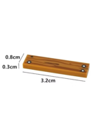 MBricks Wood board slat light brick piece 1X4 printed DIY Toys Movie Min... - $8.28 CAD