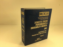 2001-2003 MOTOR Domestic Engine Performance &amp; Driveability Manual Chrysler Vol 3 - $99.99