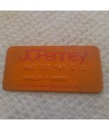 Vintage JC Penny Credit Card 1970&#39;s Orange/Pink - $13.87 CAD