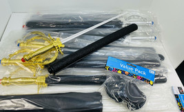 11 Sets Of Pirate Party Pack~ Swords~Pirate Eye Patches~Flags~Party Favors - £14.22 GBP