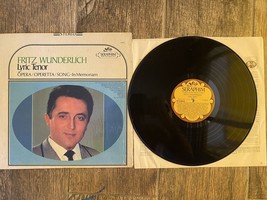 Old Vintage Vinyl Record Fritz Wunderlich Opera - $5.89
