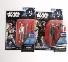 Disney Star Wars Rogue One Action Figures Lot 2 Princess Leia Sgt Jyn Erso New - £25.27 GBP