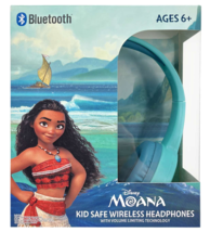 Disney Moana Kid Safe Wireless Bluetooth Headphones - £11.36 GBP