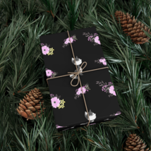 Foxes and Roses Gift Wrap Paper, Eco-Friendly - £9.50 GBP