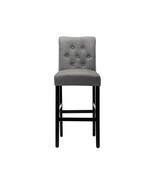 Lsspaid Bar Height Full Back Button Tufting Fabric Upholstered Dining Ch... - $146.25