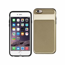 [Pack Of 2] Reiko Iphone 6S Plus Hybrid Solid Armor Bumper Case In Gold - £17.19 GBP