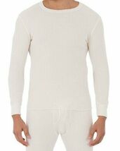 NWT&#39;s FRUIT OF THE LOOM LONGJOHN TOP THERMAL UNDERWEAR SHIRT 50/50 LARGE - $31.13 CAD