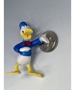 Vintage Disney Donald Duck Figure PVC Cake Topper 2&quot; Vintage Toy - $15.45 CAD