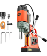 2810 Lbf Power Portable Mag Drill Press, 0–800 RPM Adjustable Speed, wit... - $296.29