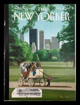 COVER ONLY The New Yorker April 28 2014 Cart Before The Horses by Bruce McCall - £7.53 GBP