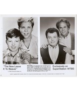 2 8x10 Glossy B&amp;W Promo Stills The New Leave It To Beaver Jerry Mathers ... - £7.87 GBP
