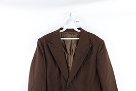 Vintage 50s Rockabilly Mens 42S Wool Tailcoat One Button Tuxedo Jacket B... - $197.95