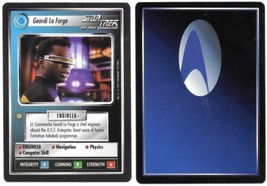 Star Trek Next Generation Premiere CCG Geordi Black Border Decipher UNPL... - $43.41