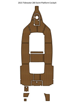 2015 Tidewater 280 Swim Platform Cockpit Pad Boat EVA Teak Floor Mat Adhesive - £1,038.36 GBP