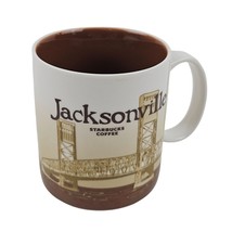 Starbuck Coffee Mug Jacksonville Florida Ceramic Collector Series 16oz 2009 - £19.78 GBP