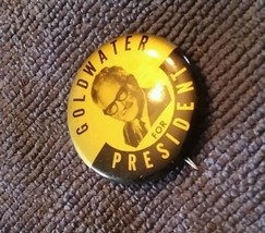 008 Vintage Goldwater For President Campagin Button Pinback - £9.41 GBP