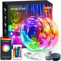 Daybetter Smart Wifi Led Lights 100Ft, Tuya App Controlled Led Strip Lights, - $42.99