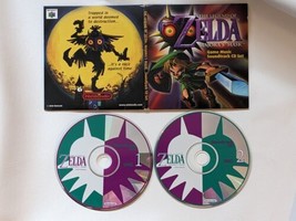 Legend of Zelda Majoras Mask 2 CD Soundtrack Nintendo 64 N64 Link Music Promo - £66.50 GBP