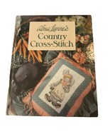 Vintage Alma Lynne&#39;s Country Cross-Stitch Hardback Book Critters Christm... - £7.43 GBP